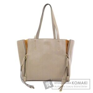 Chloe Logo Milo Tote Bag Calfskin